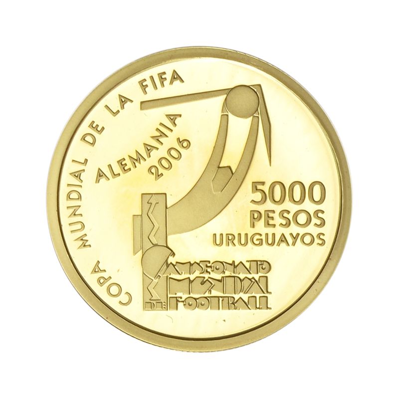 Uruguay 5000 P. Gold, 2004, Fußball-WM 2006