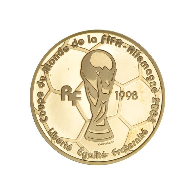 Frankreich 10 Euro Gold, 2005,  Fußball WM 2006